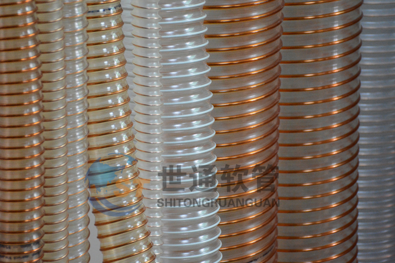 PU鋼絲軟管,PU通風吸塵軟管（guǎn）