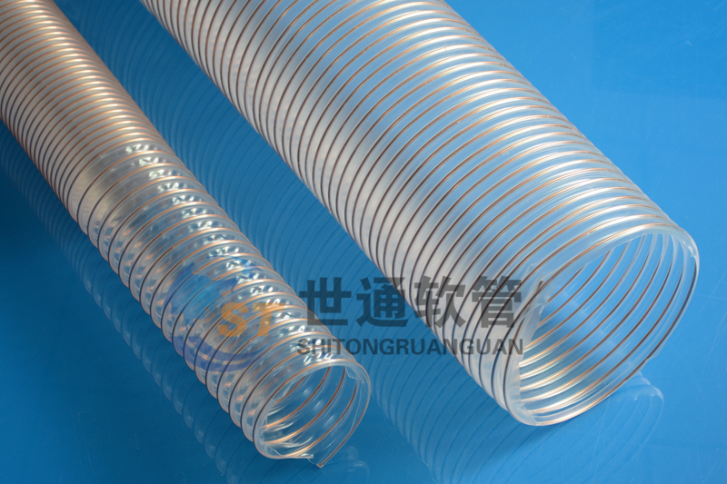 PU鋼絲軟管,PU鋼絲（sī）伸縮軟管,耐磨軟管 