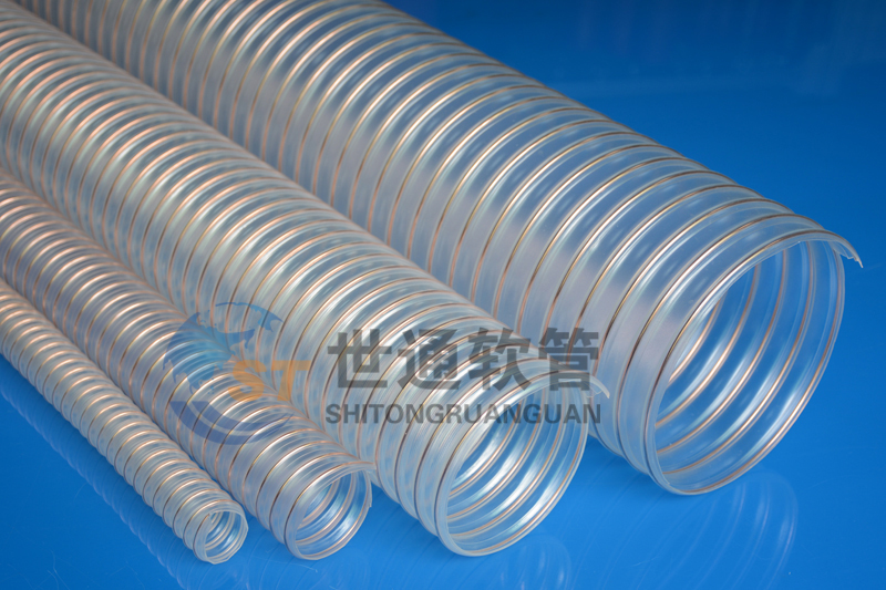 木工吸（xī）塵軟管,耐磨吸塵（chén）軟（ruǎn）管,PU鋼絲吸塵軟管,PU鋼絲軟管 